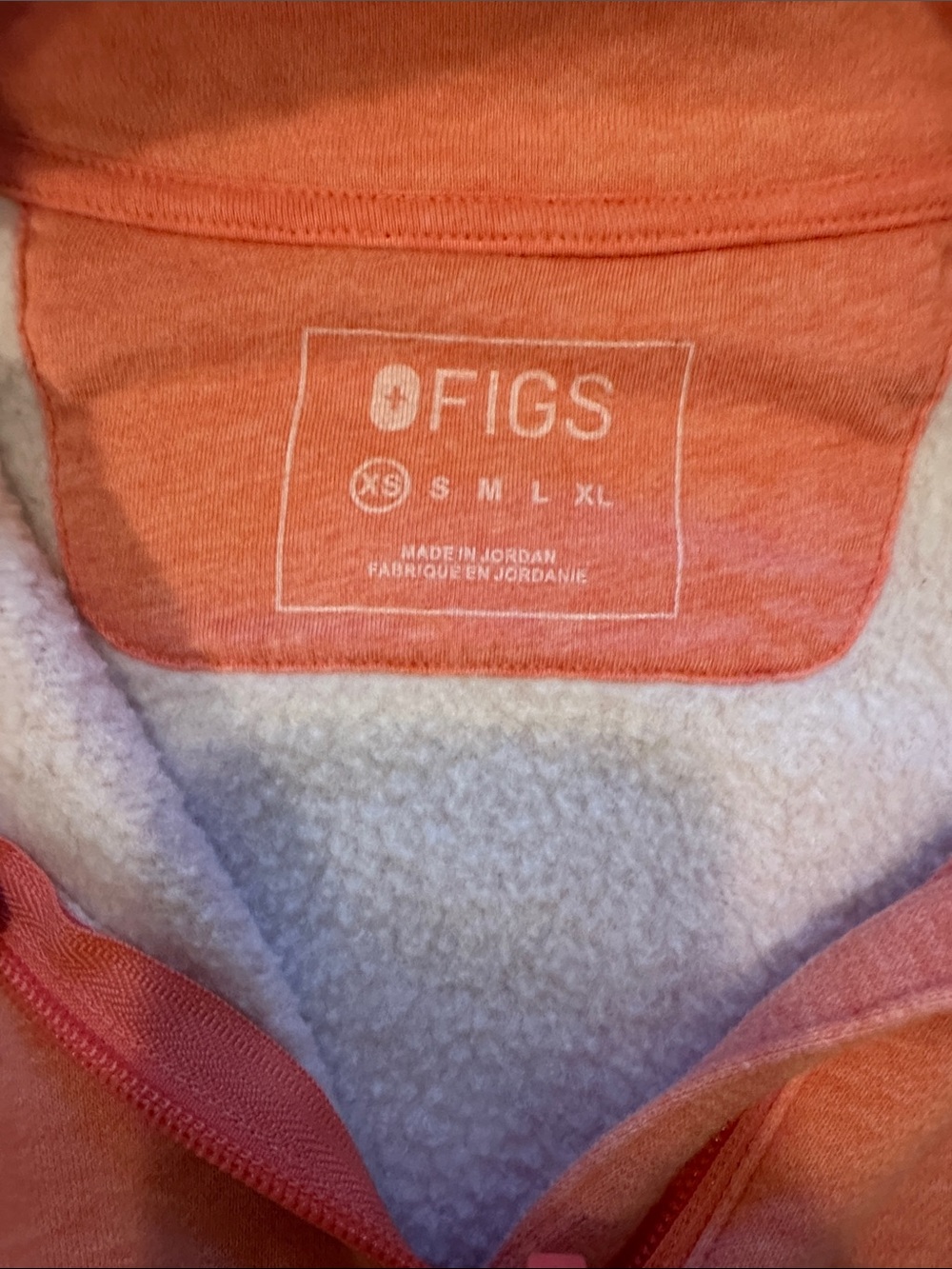 Figs Women’s Sunset Drift Off-Shift 1/4 Zip Sweatshirt - Picture 3 of 4